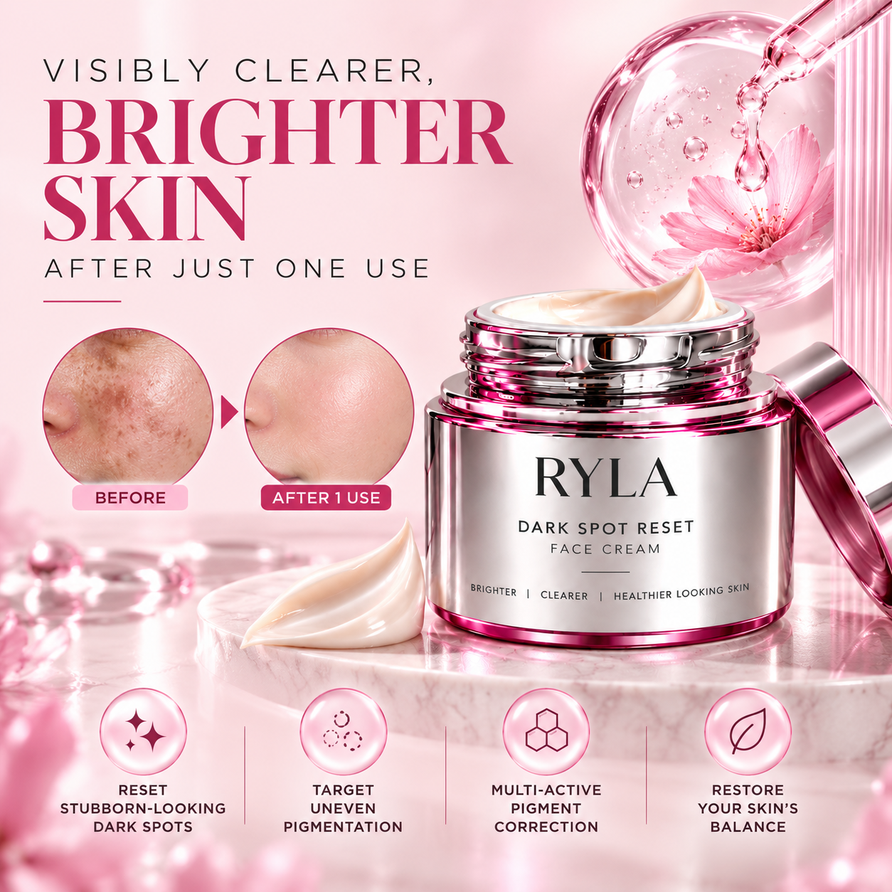 RYLA SKIN DARK SPOT RESET FACE CREAM