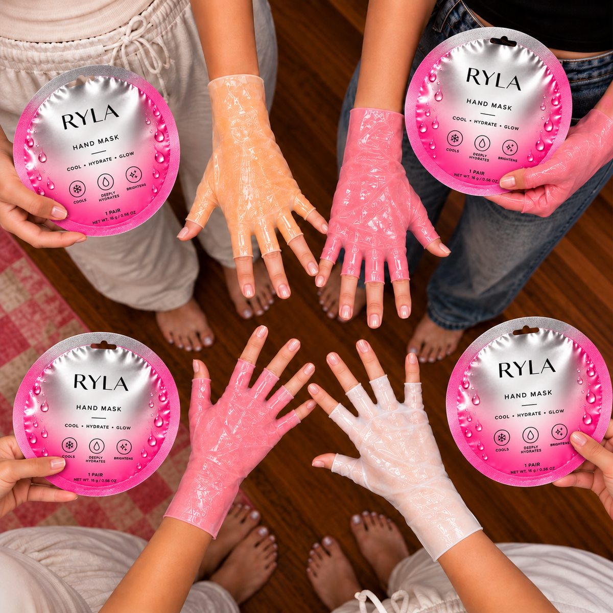 RYLA HAND GLAZE JELLY MASK