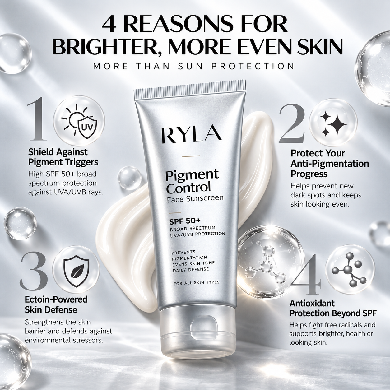 RYLA SKIN ANTI-PIGMENT UV ESSENCE SPF 50+